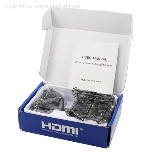 HDMI to HDMI+Audio Extractor